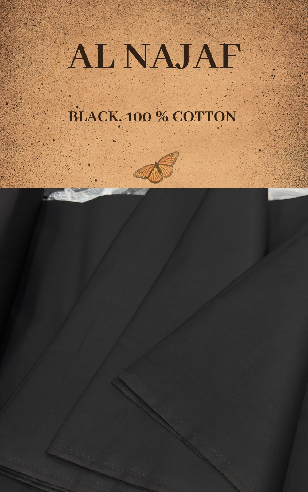 Al-Najaf Black 100% Cotton